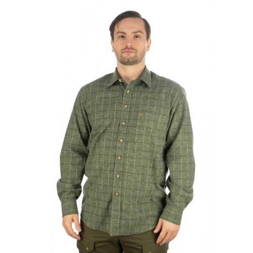 Moška srajca OS Trachten z motivom jelena - dolg rokav - slika 2