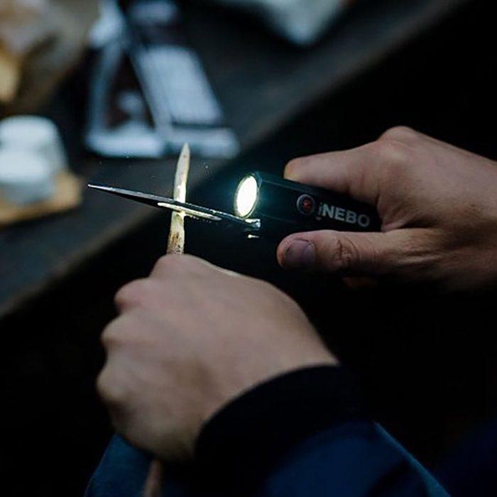 Nož s svetilko in prenosno baterijo Nebo Pal 400 lm - slika 2
