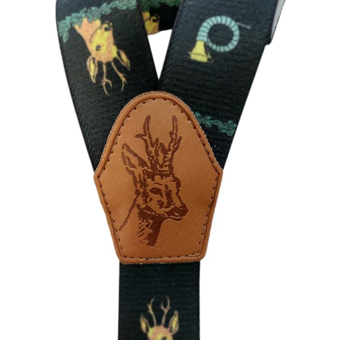 Naramnice z lovskim motivom - srnjak - slika 3