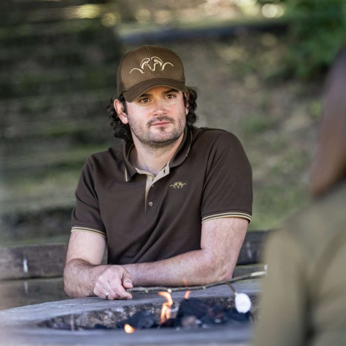 Moška polo majica Blaser 22 - temno rjava - slika 2