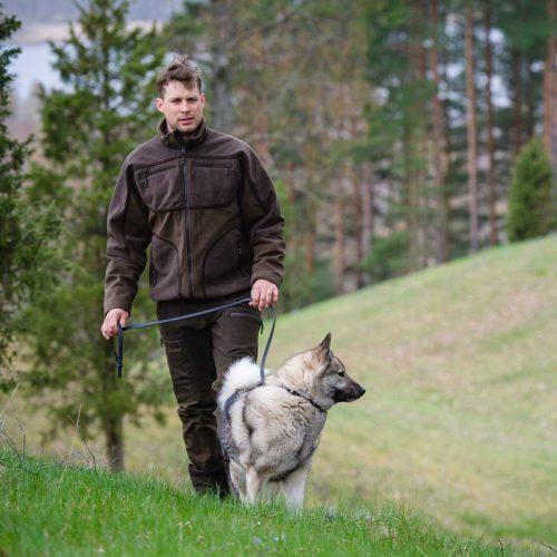 Moške hlače Pinewood Caribou Hunt - temno olivne - slika 2