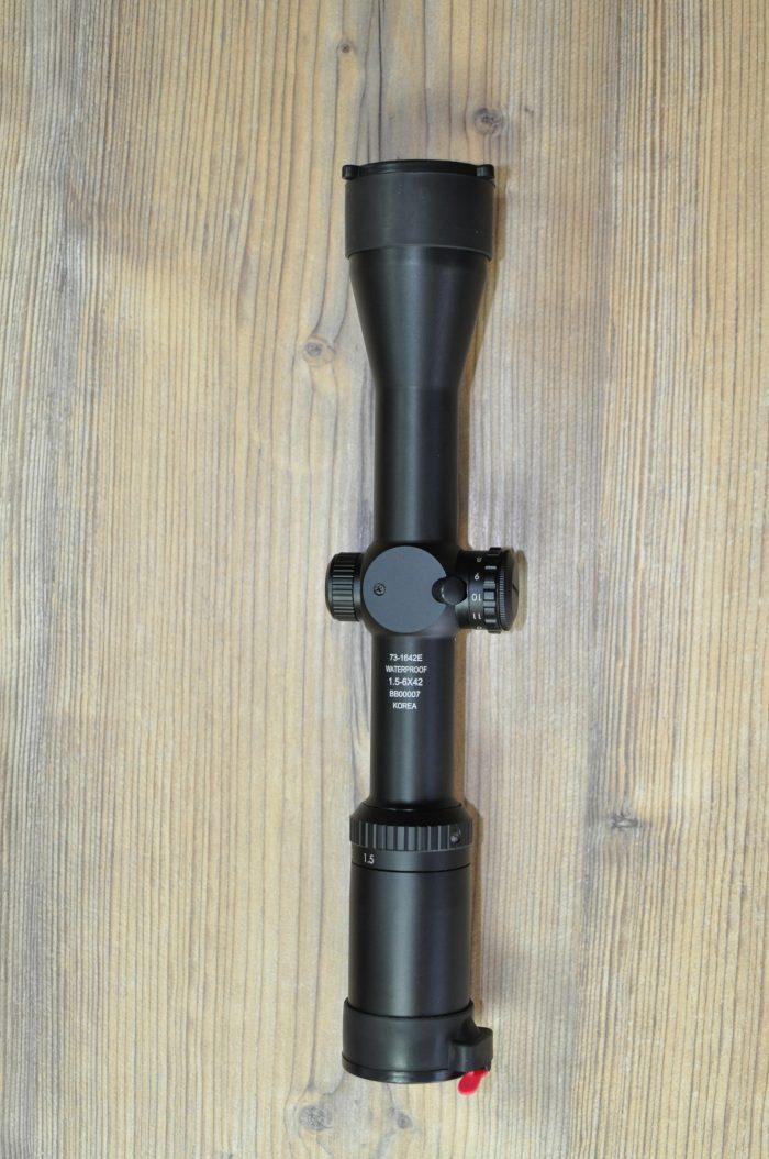 Strelni daljnogled Bushnell Trophy XLT 1,5-6x42 4A, osvetljen, rabljen - slika 4
