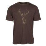 Moška majica Pinewood Red Deer - rjava