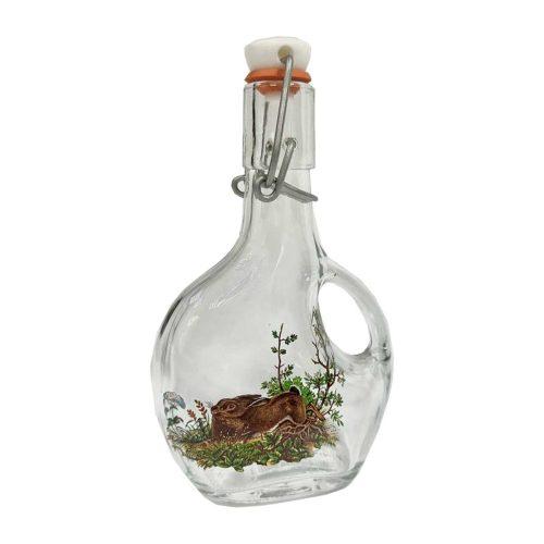 Steklenica Kozap z ročajem - okrogla, različni lovski motivi - slika 2