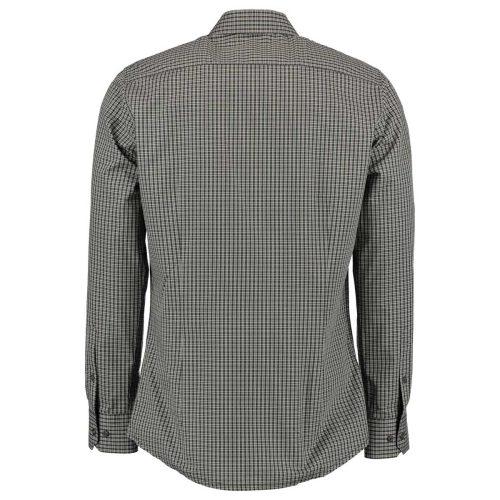 Moška srajca OS Trachten z dolgim rokavom - karo, z motivom jelena - slika 2