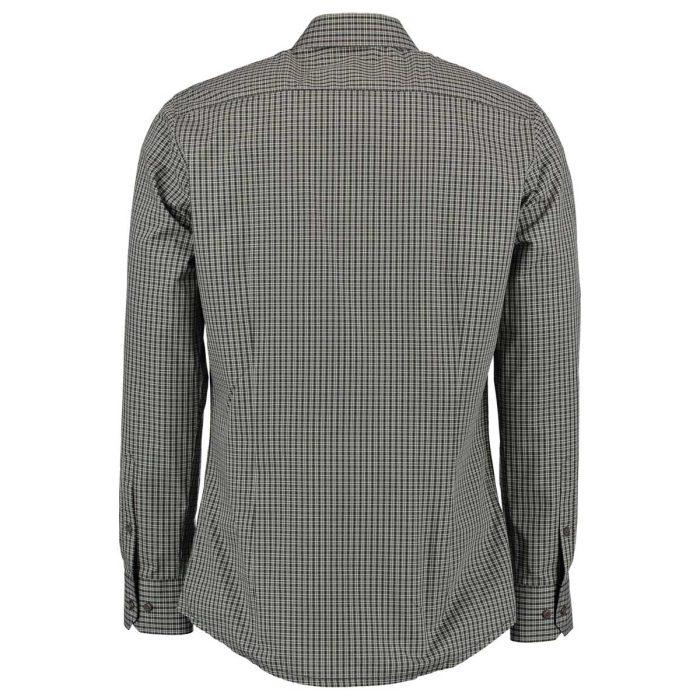 Moška srajca OS Trachten z dolgim rokavom - karo, z motivom jelena - slika 2