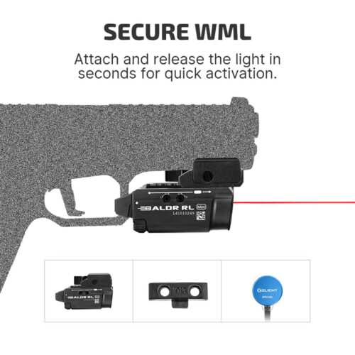 Svetilka z laserjem Olight Baldr RL Mini - slika 3