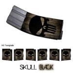 AR-15 Mag Skin - 3 Pack (Skull Black)