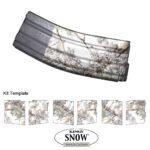 AR-15 Mag Skin - 3 Pack (Kings Camo Snow Shadow)