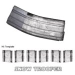 AR-15 Mag Skin - 3 Pack (Battleworn Snow Trooper)