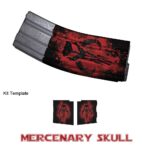 AR-15 Mag Skin (Mercenary Skull)