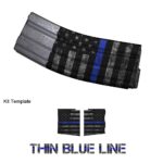 AR-15 Mag Skin (Thin Blue Line)