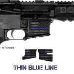 Magwell Skin (Thin Blue Line)