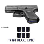 Pistol Mag Skin - 6 Pack (Thin Blue Line)