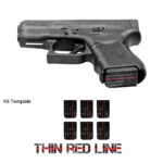 Pistol Mag Skin - 6 Pack (Thin Red Line)