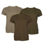 Ženska majica s kratkimi rokavi Pinewood 3-pack