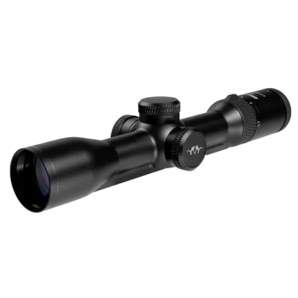 Strelni daljnogled Blaser B2 1.7-10x42 iC slikan iz strani, da se vidi okular.