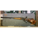 Tekmovalna puška z risano cevjo - kal. 4 mm Court, starinska nemška, rabljena