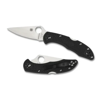 Nož Spyderco Delica 4, Flat Ground, FRN Black